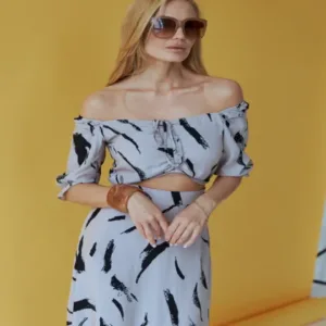 Кроп-топ з V-образним вирізом від Wear Me - 