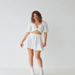 Блуза на запах розовая от WearMe - Белый