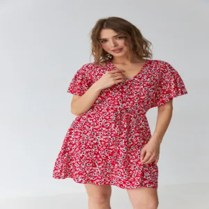 Сукня міні з нахльостом від Wear Me - 